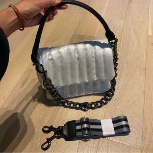 Think Royln Bar abag White Patent